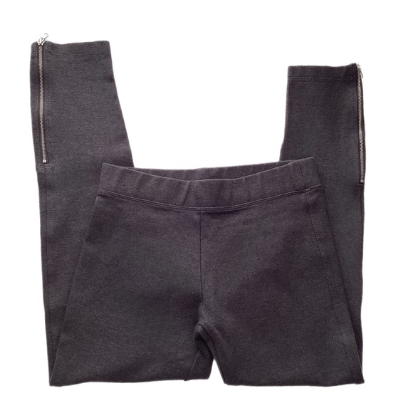 Gap Ponte S Zippered Ankle Leggings Sustainable plant based Gray - Picture 4 of 11